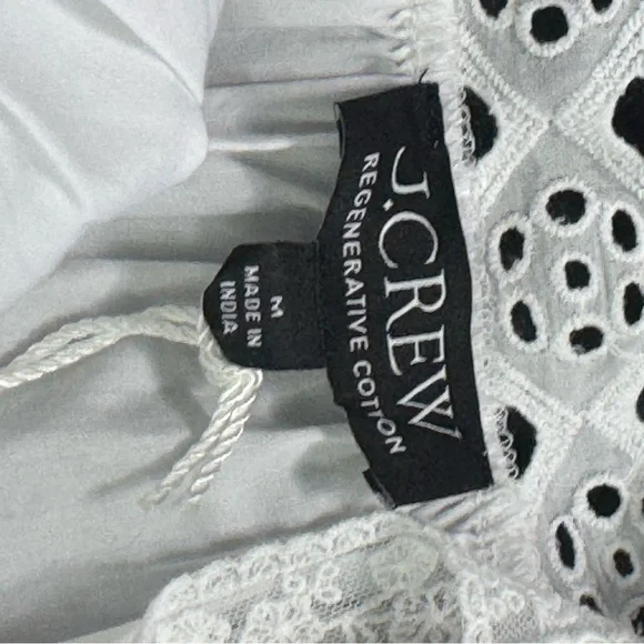 COPY - J Crew White Lace Trim Maxi Dress M - Picture 6 of 10